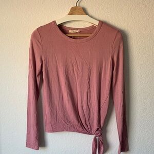 Olivia Rae Mauve Long Sleeve Top
